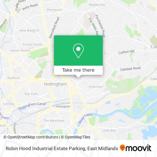 Robin Hood Industrial Estate Parking map