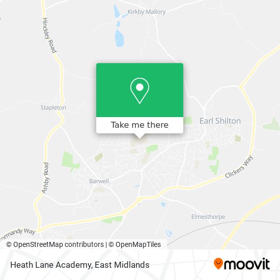 Heath Lane Academy map