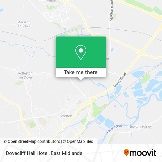 Dovecliff Hall Hotel map