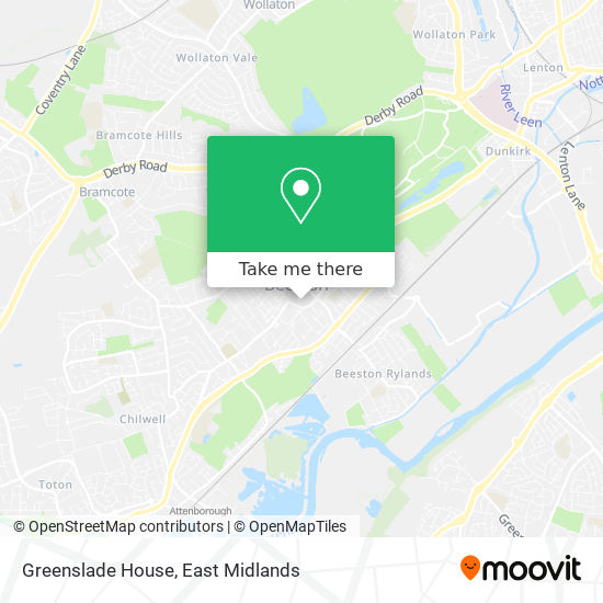 Greenslade House map