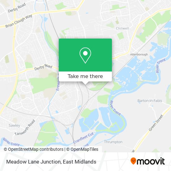 Meadow Lane Junction map