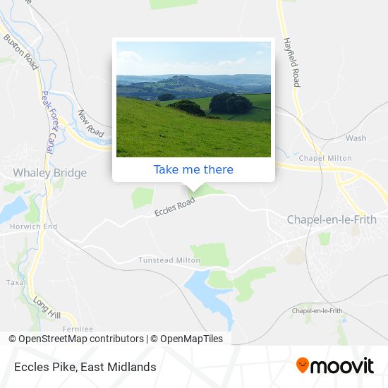 Eccles Pike map