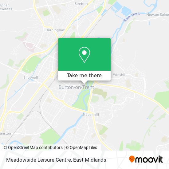 Meadowside Leisure Centre map