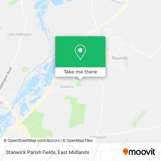 Stanwick Parish Fields map