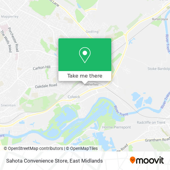 Sahota Convenience Store map