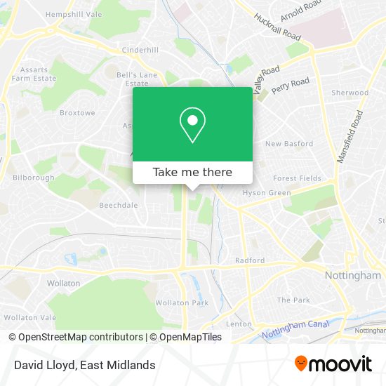 David Lloyd map