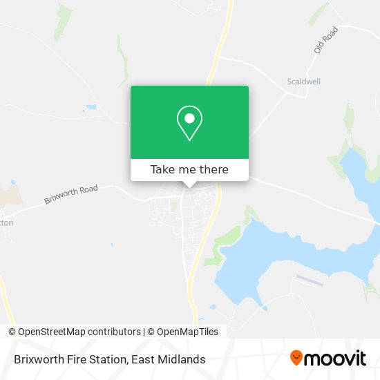 Brixworth Fire Station map