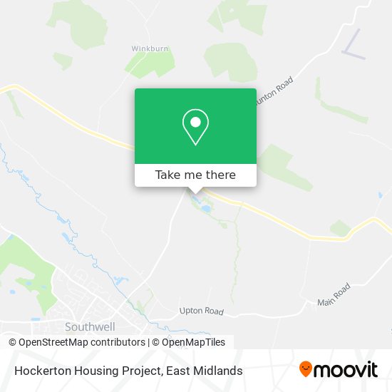Hockerton Housing Project map