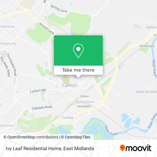 Ivy Leaf Residential Home map