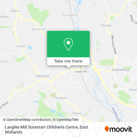 Langley Mill Surestart Children's Centre map