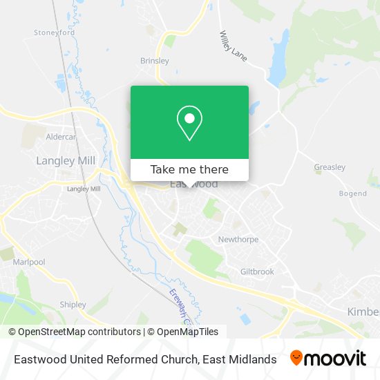 Eastwood United Reformed Church map