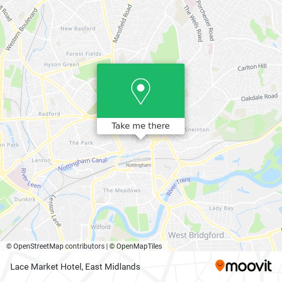 Lace Market Hotel map