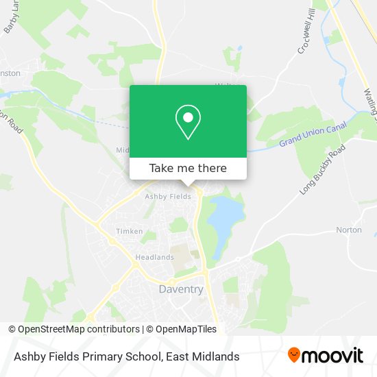 Ashby Fields Primary School map