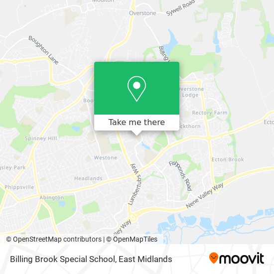 Billing Brook Special School map