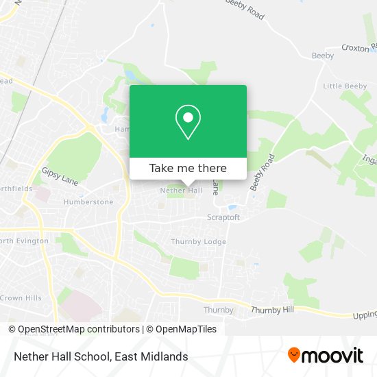 Nether Hall School map