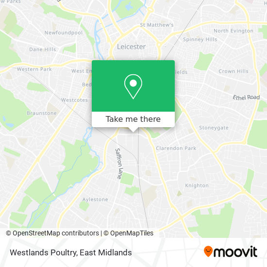 Westlands Poultry map