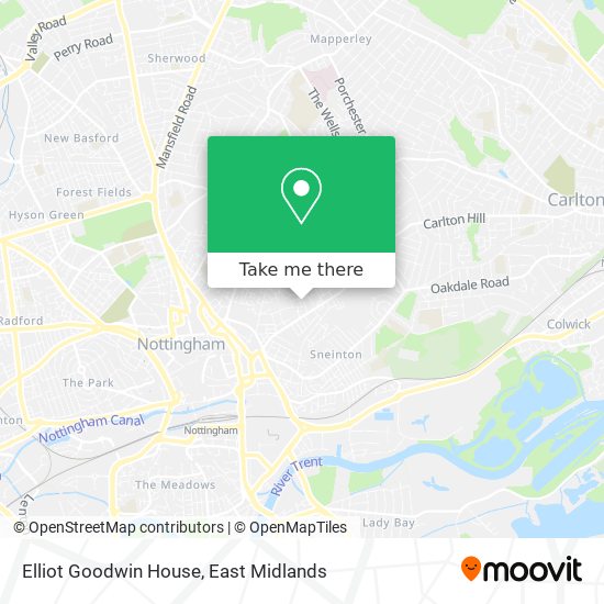 Elliot Goodwin House map