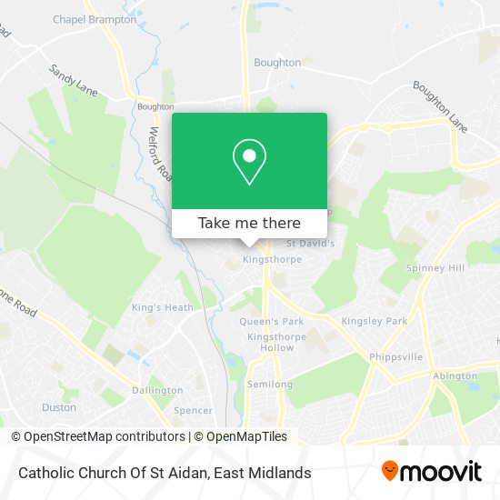 Catholic Church Of St Aidan map