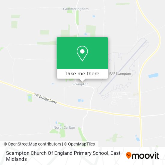 Scampton Church Of England Primary School map