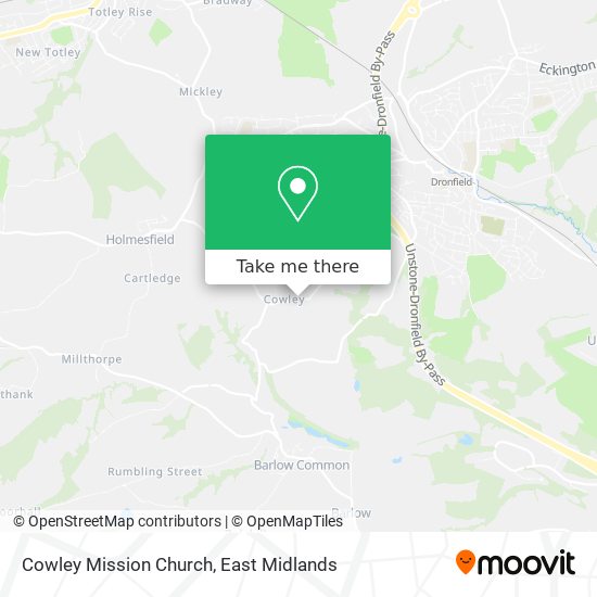 Cowley Mission Church map
