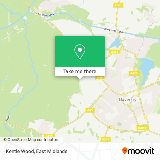 Kentle Wood map