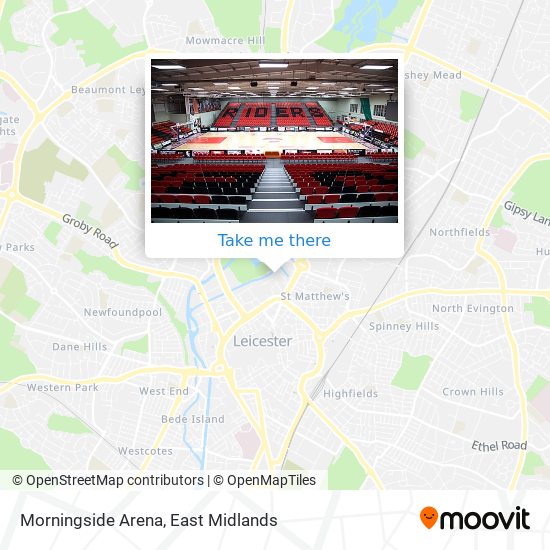 Morningside Arena map