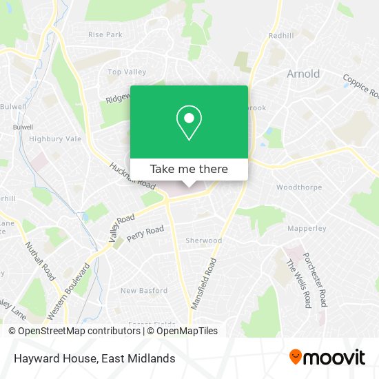 Hayward House map