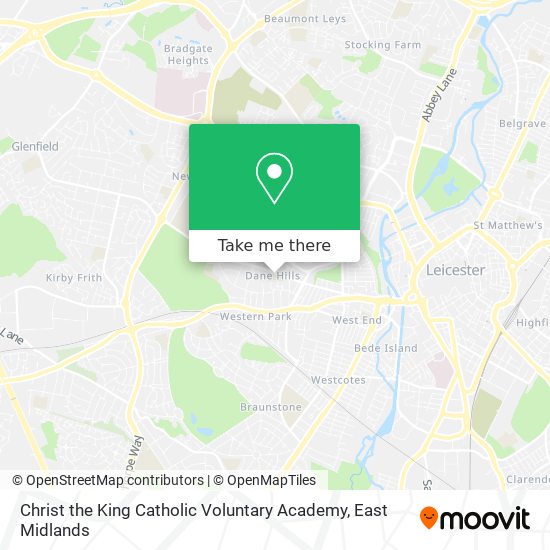 Christ the King Catholic Voluntary Academy map