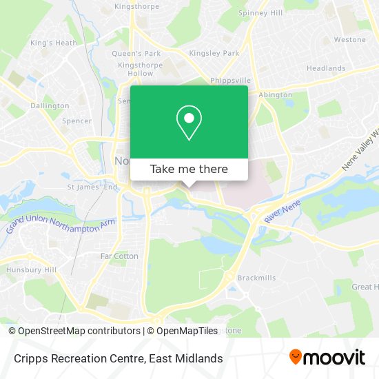 Cripps Recreation Centre map