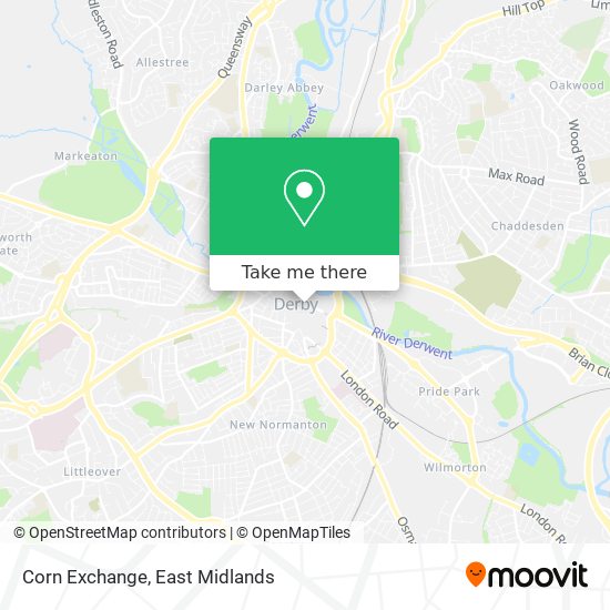 Corn Exchange map