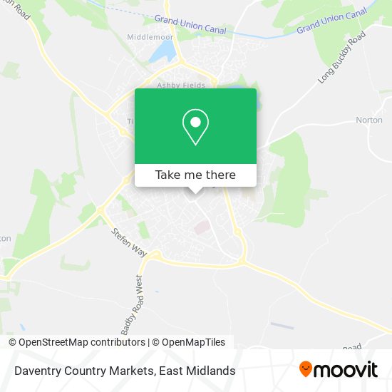 Daventry Country Markets map