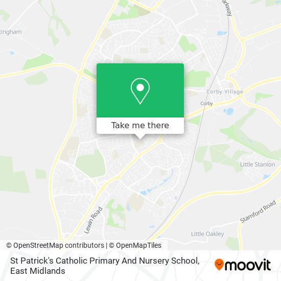 St Patrick's Catholic Primary And Nursery School map