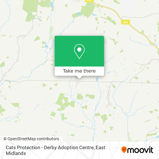 Cats Protection - Derby Adoption Centre map