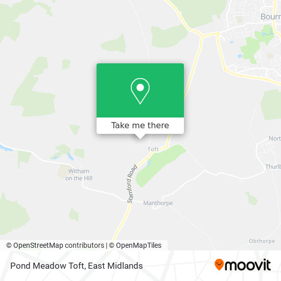 Pond Meadow Toft map