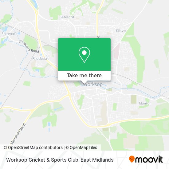 Worksop Cricket & Sports Club map
