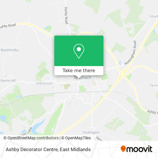 Ashby Decorator Centre map