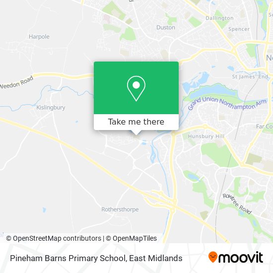 Pineham Barns Primary School map