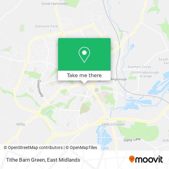 Tithe Barn Green map