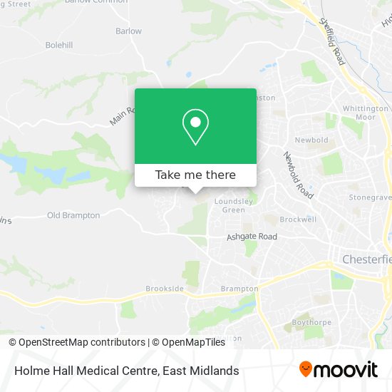 Holme Hall Medical Centre map