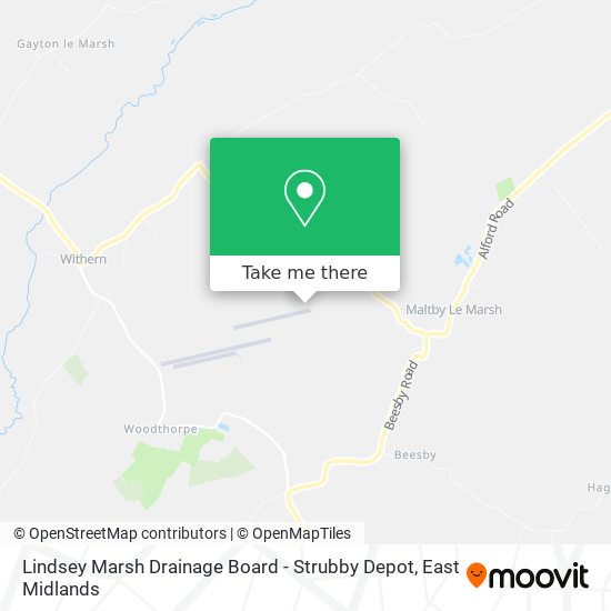 Lindsey Marsh Drainage Board - Strubby Depot map