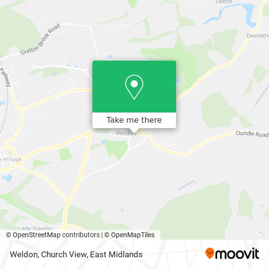 Weldon, Church View map
