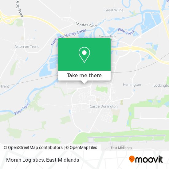 Moran Logistics map