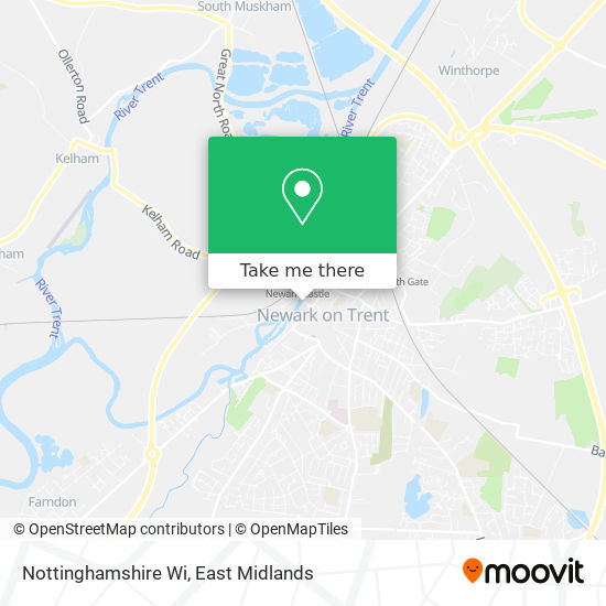 Nottinghamshire Wi map