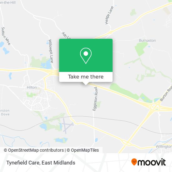 Tynefield Care map