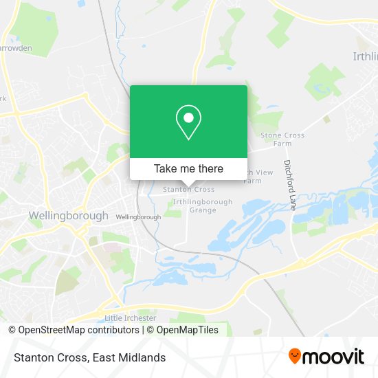 Stanton Cross map