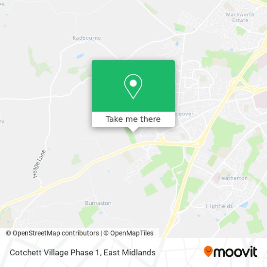 Cotchett Village Phase 1 map