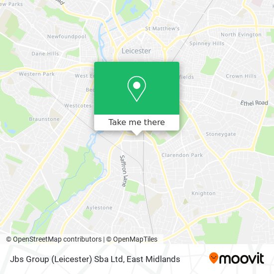 Jbs Group (Leicester) Sba Ltd map