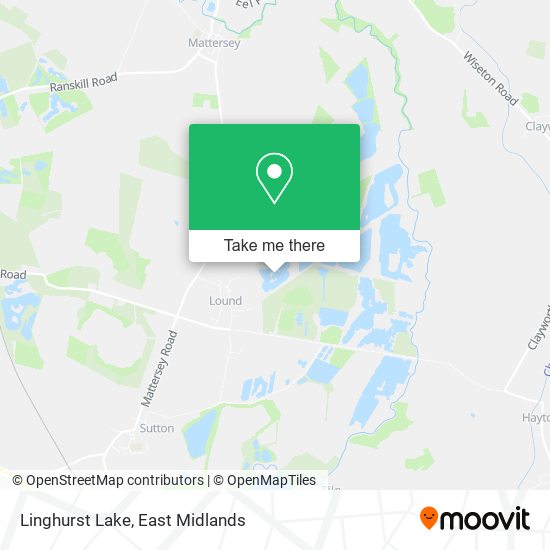 Linghurst Lake map