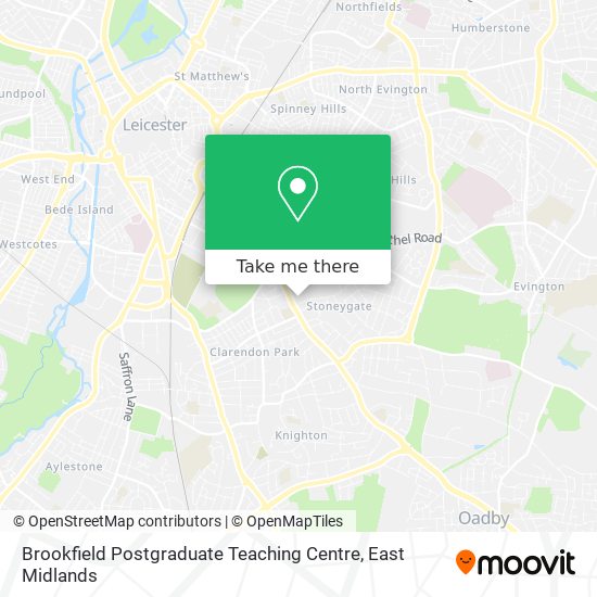 Brookfield Postgraduate Teaching Centre map