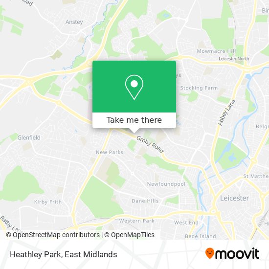 Heathley Park map